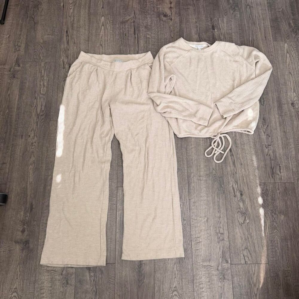 Women's Cream and Grey Nightwear